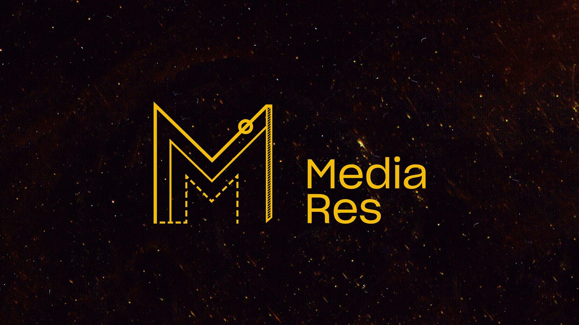 Media Res logo with texture