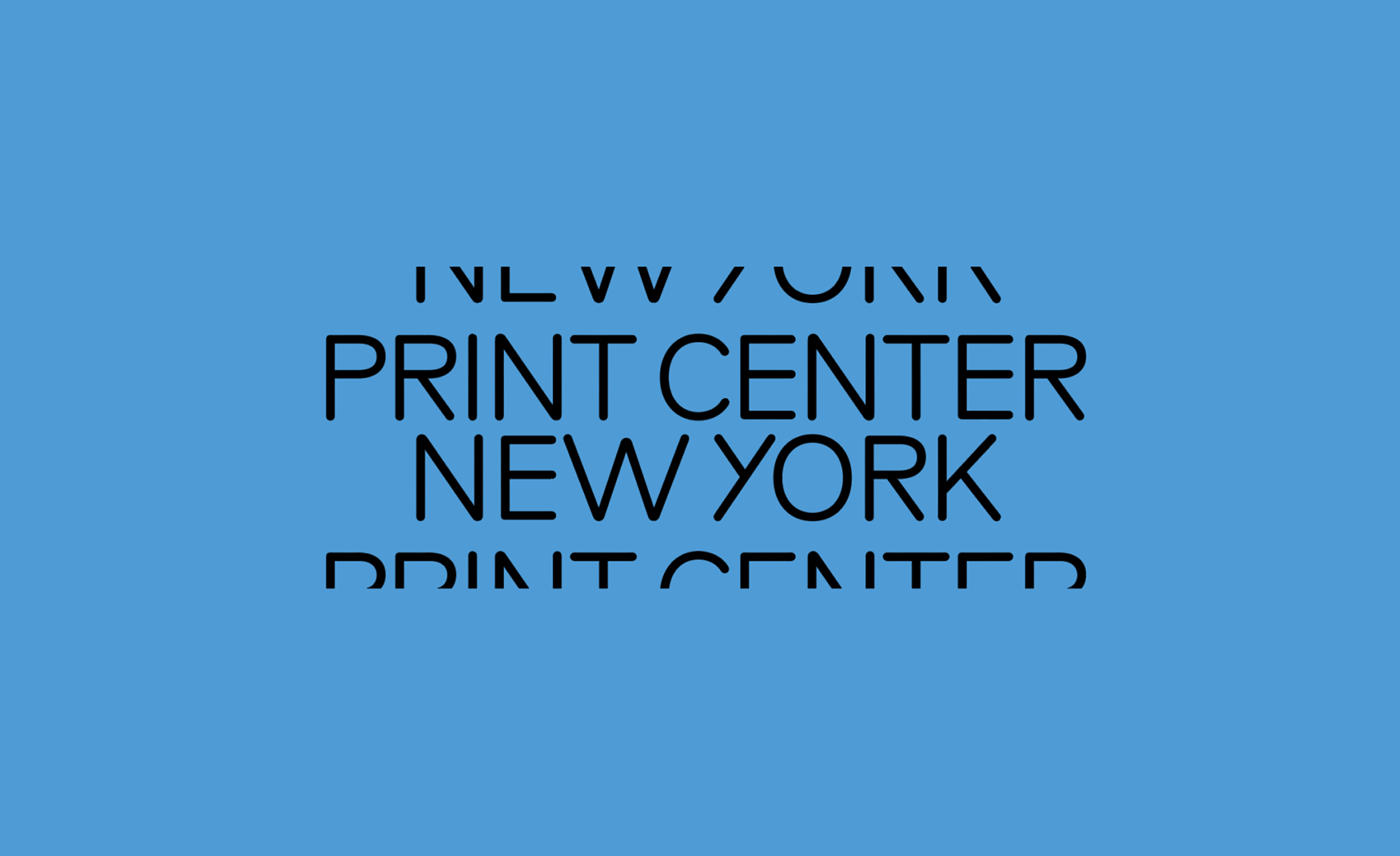 Print Center Logo Blue